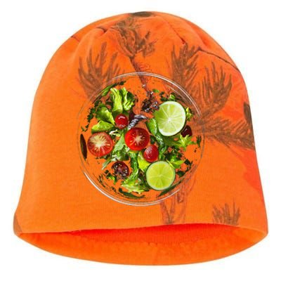 Saladkit Vegetable Motif Illustration Salad Kit Kati - Camo Knit Beanie