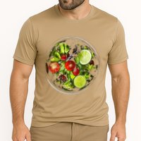 Saladkit Vegetable Motif Illustration Salad Kit Cooling Performance Crew T-Shirt