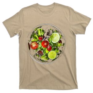 Saladkit Vegetable Motif Illustration Salad Kit T-Shirt