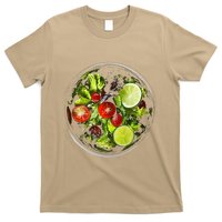 Saladkit Vegetable Motif Illustration Salad Kit T-Shirt