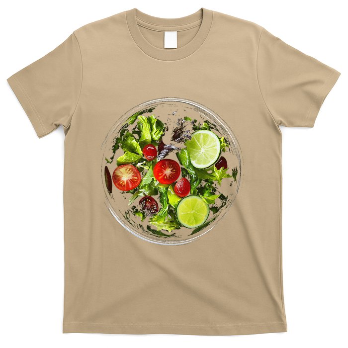 Saladkit Vegetable Motif Illustration Salad Kit T-Shirt