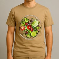 Saladkit Vegetable Motif Illustration Salad Kit T-Shirt
