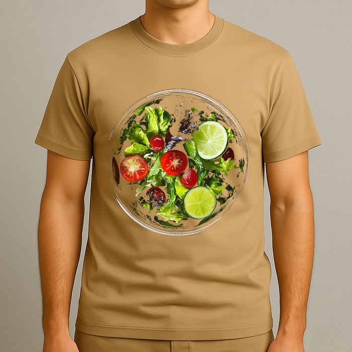 Saladkit Vegetable Motif Illustration Salad Kit T-Shirt