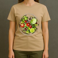 Saladkit Vegetable Motif Illustration Salad Kit T-Shirt