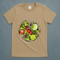 Saladkit Vegetable Motif Illustration Salad Kit T-Shirt