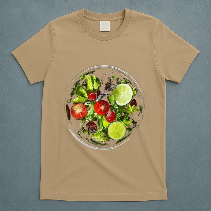 Saladkit Vegetable Motif Illustration Salad Kit T-Shirt