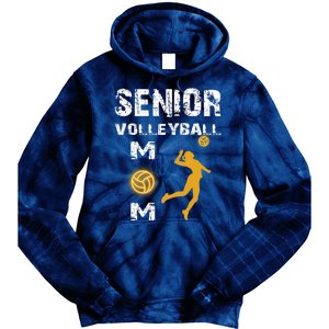 Senior Volleyball Mom Gift Tie Dye Hoodie