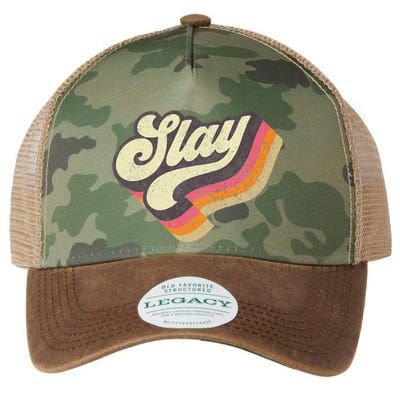 Slayinternet Viral Meme Dank Slang Vintage Style Retro Legacy Tie Dye Trucker Hat