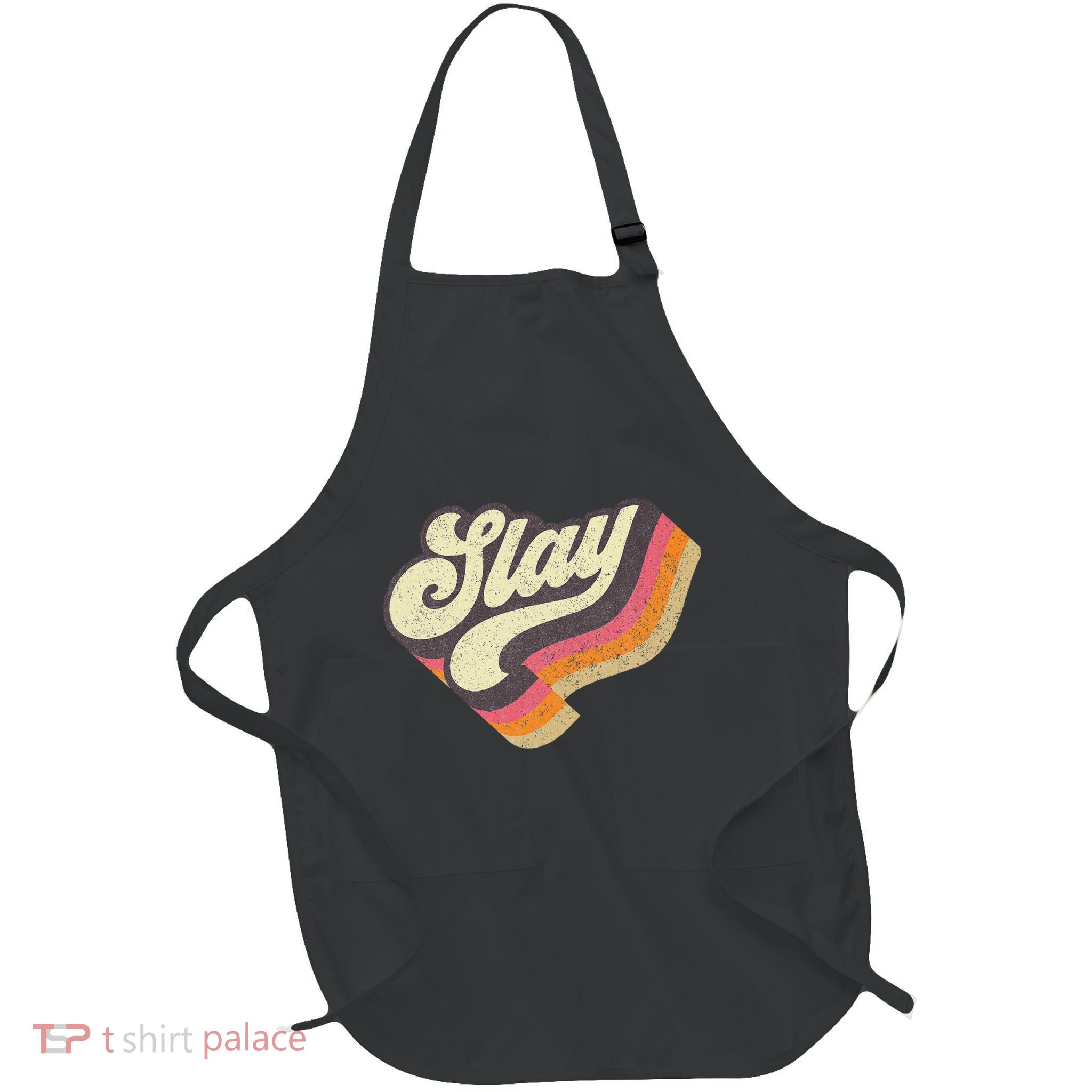 Slayinternet Viral Meme Dank Slang Vintage Style Retro Apron