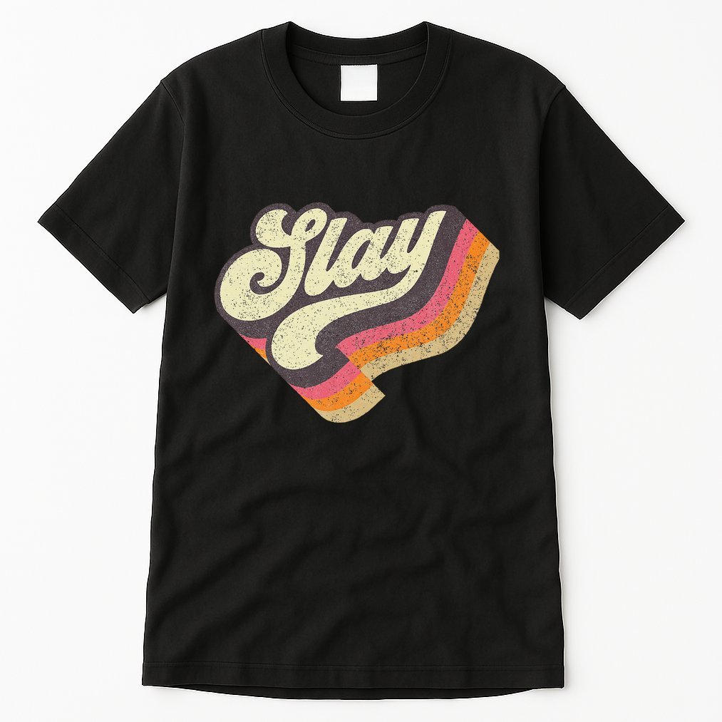 Slayinternet Viral Meme Dank Slang Vintage Style Retro Tall T-Shirt
