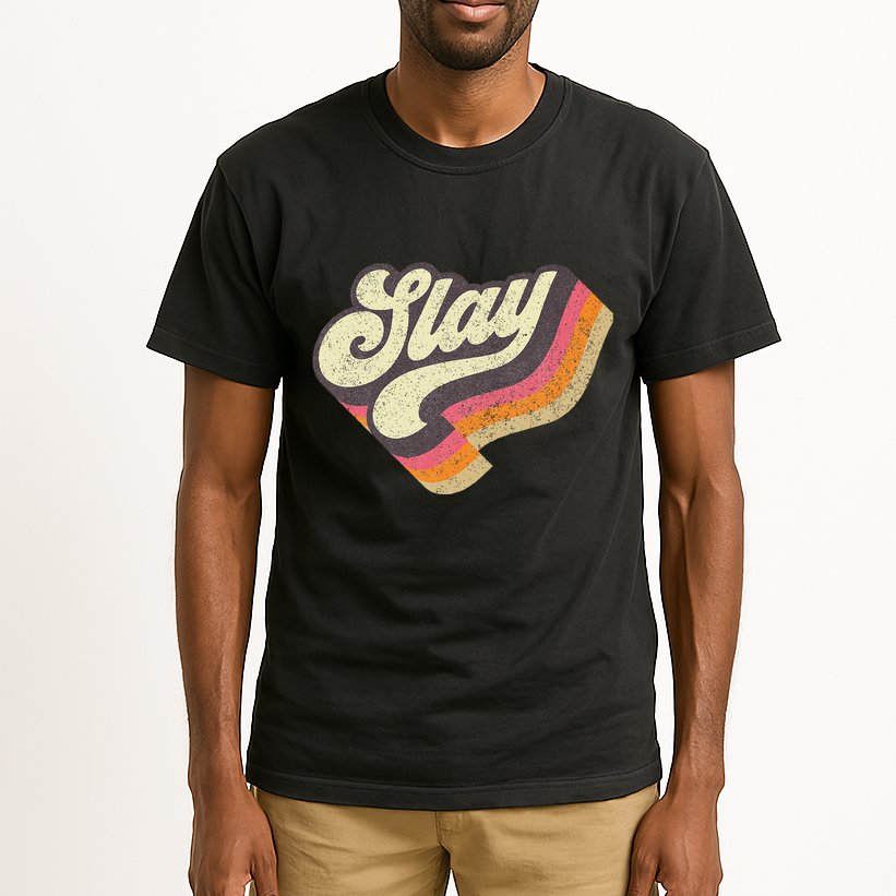 Slayinternet Viral Meme Dank Slang Vintage Style Retro Tall T-Shirt