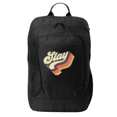 Slayinternet Viral Meme Dank Slang Vintage Style Retro City Backpack