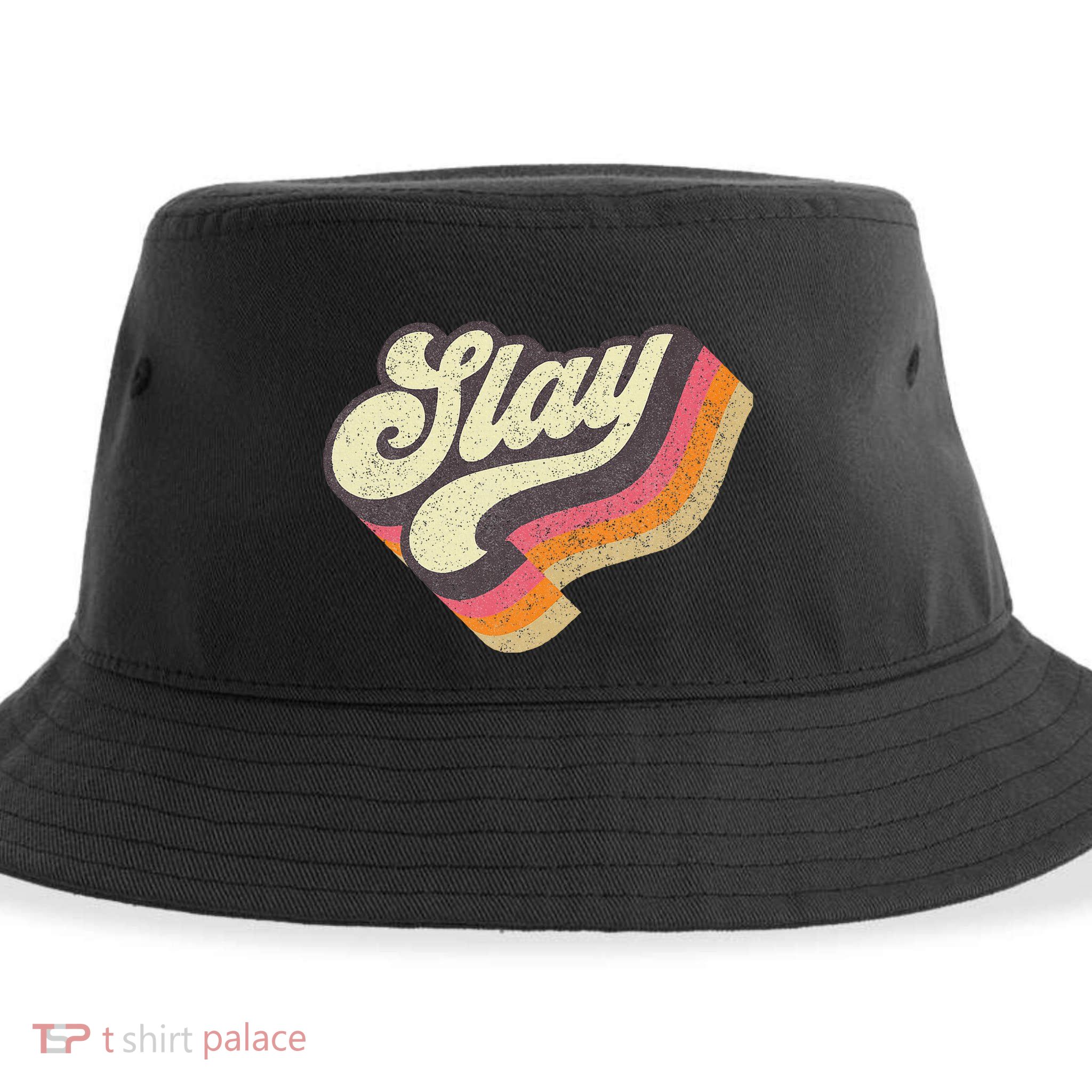 Slayinternet Viral Meme Dank Slang Vintage Style Retro Sustainable Bucket Hat
