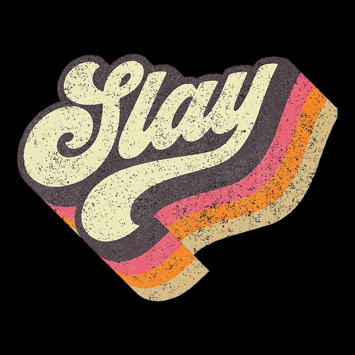 Slayinternet Viral Meme Dank Slang Vintage Style Retro Button