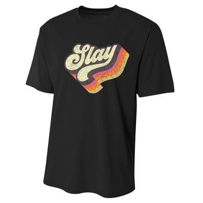 Slayinternet Viral Meme Dank Slang Vintage Style Retro Performance Sprint T-Shirt