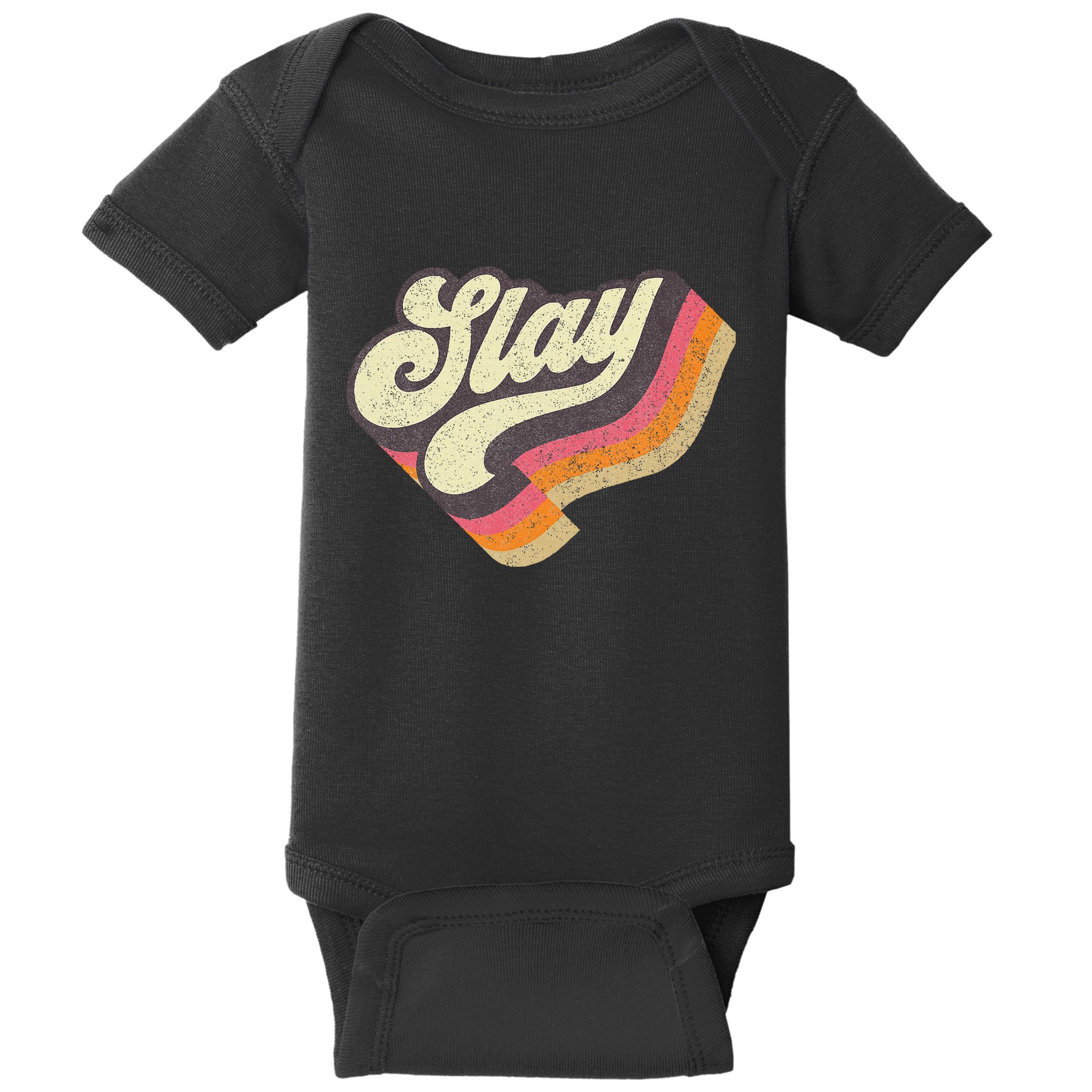 Slayinternet Viral Meme Dank Slang Vintage Style Retro Baby Bodysuit