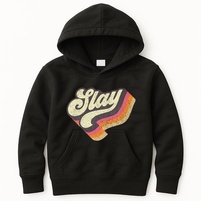 Slayinternet Viral Meme Dank Slang Vintage Style Retro Kids Hoodie