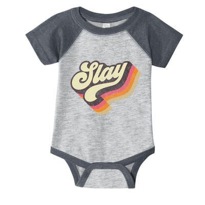 Slayinternet Viral Meme Dank Slang Vintage Style Retro Infant Baby Jersey Bodysuit