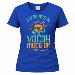 Summer Vacay Mode On Vacation Travel Holiday Trip Funny Gift Women's T-Shirt