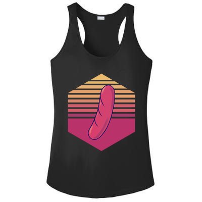 Sausage Vintage Meaningful Gift Ladies PosiCharge Competitor Racerback Tank