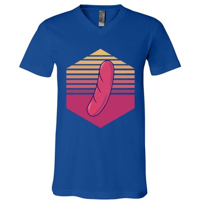 Sausage Vintage Meaningful Gift V-Neck T-Shirt