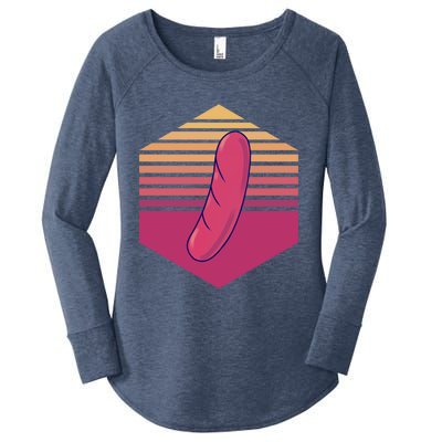 Sausage Vintage Meaningful Gift Women's Perfect Tri Tunic Long Sleeve Shirt