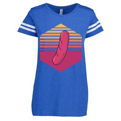 Sausage Vintage Meaningful Gift Enza Ladies Jersey Football T-Shirt