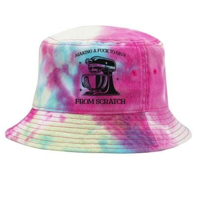 Sarcastic Vulgar Making A Fuck To Give Tie-Dyed Bucket Hat