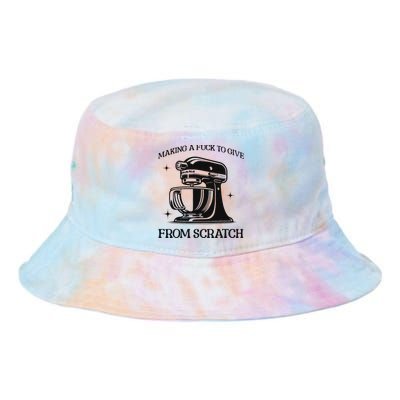 Sarcastic Vulgar Making A Fuck To Give Tie Dye Newport Bucket Hat