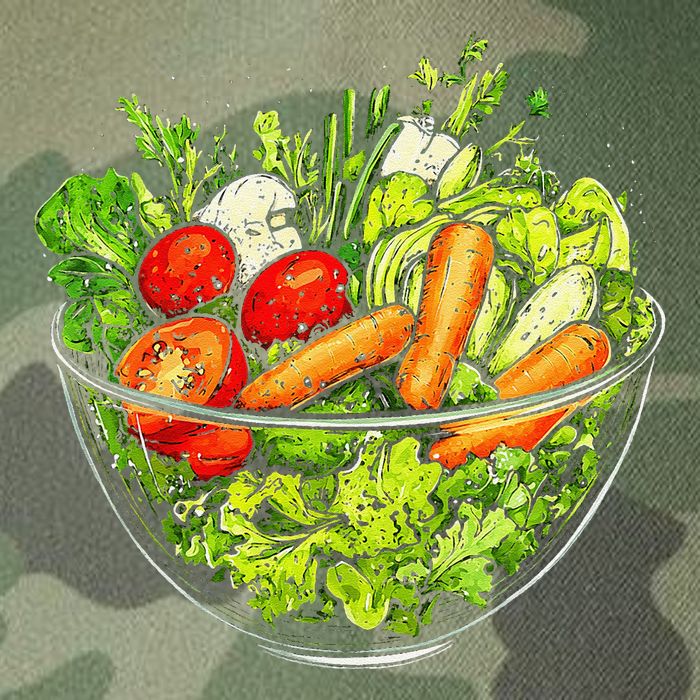Saladkit Vegetable Motif Illustration Salad Kit Legacy Tie Dye Trucker Hat