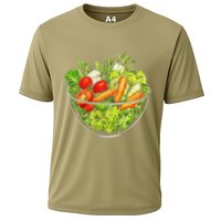 Saladkit Vegetable Motif Illustration Salad Kit Performance Shirt