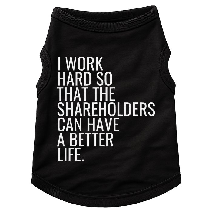 Shareholder Value Myth Funny Socialist Shareholder Activism Doggie Tank