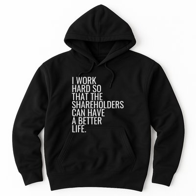 Shareholder Value Myth Funny Socialist Shareholder Activism Hoodie