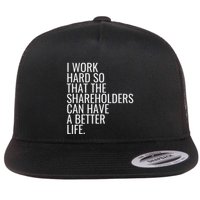 Shareholder Value Myth Funny Socialist Shareholder Activism Flatbill Hat
