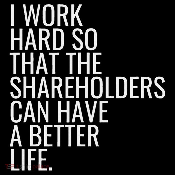 Shareholder Value Myth Funny Socialist Shareholder Activism Premium T-Shirt