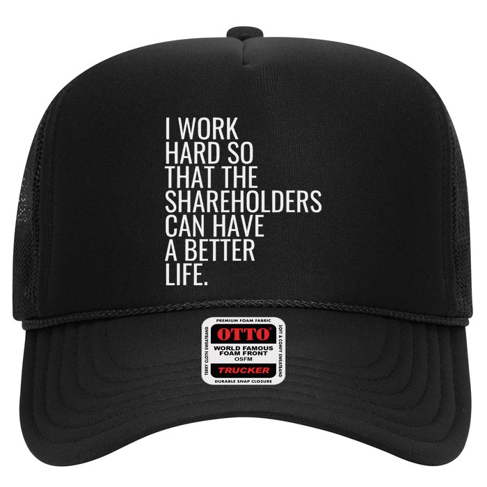 Shareholder Value Myth Funny Socialist Shareholder Activism Hat