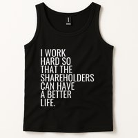 Shareholder Value Myth Funny Socialist Shareholder Activism Tank Top