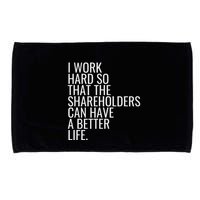 Shareholder Value Myth Funny Socialist Shareholder Activism Microfiber Hand Towel