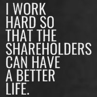 Shareholder Value Myth Funny Socialist Shareholder Activism Microfiber Hand Towel