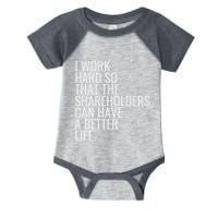 Shareholder Value Myth Funny Socialist Shareholder Activism Infant Baby Jersey Bodysuit