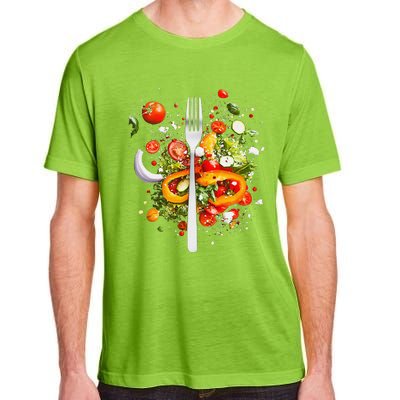 Saladkit Vegetable Motif Illustration Salad Kit Adult ChromaSoft Performance T-Shirt