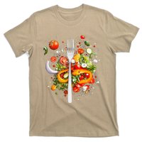 Saladkit Vegetable Motif Illustration Salad Kit T-Shirt