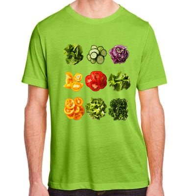 Saladkit Vegetable Motif Garden Saladkit Adult ChromaSoft Performance T-Shirt