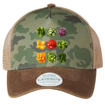 Saladkit Vegetable Motif Garden Saladkit Legacy Tie Dye Trucker Hat