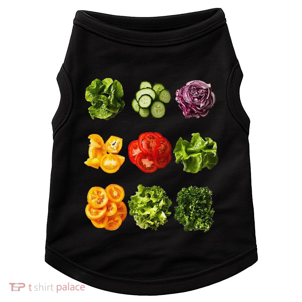 Saladkit Vegetable Motif Garden Saladkit Doggie Tank
