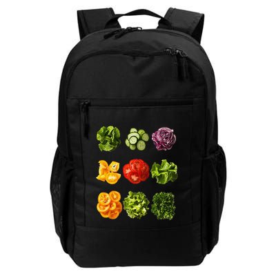 Saladkit Vegetable Motif Garden Saladkit Backpack