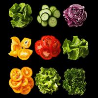 Saladkit Vegetable Motif Garden Saladkit Drawstring Bag