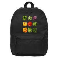 Saladkit Vegetable Motif Garden Saladkit 16 in Basic Backpack