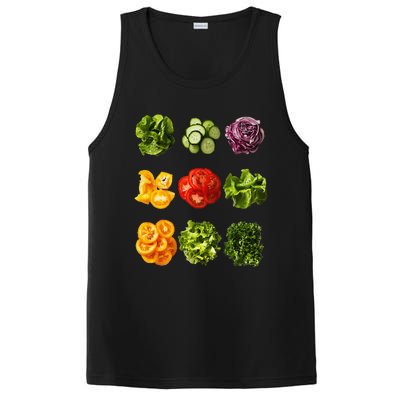 Saladkit Vegetable Motif Garden Saladkit PosiCharge Competitor Tank