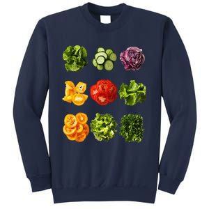 Saladkit Vegetable Motif Garden Saladkit Sweatshirt